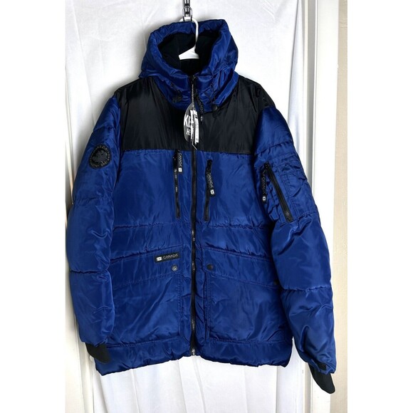 Canada Weather Gear Mens Large Blue Temp Control Puffer Heavyweight NWT Jacket